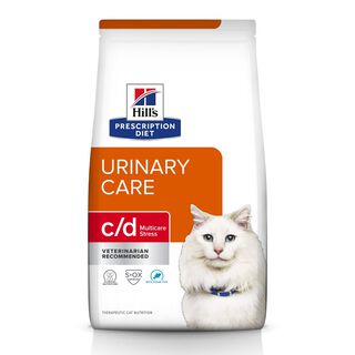 Hill's Prescription Diet c/d Urinary Stress Peixe Azul Ração para gatos